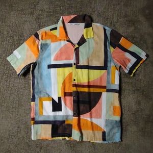 Zara Canvas Art Shirt